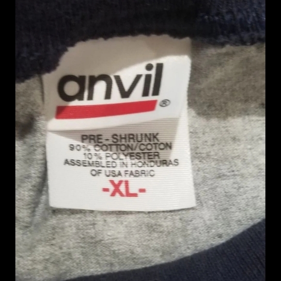 Gumby Baseball Tee Grey Blue XL RARE - Picture 4 of 5